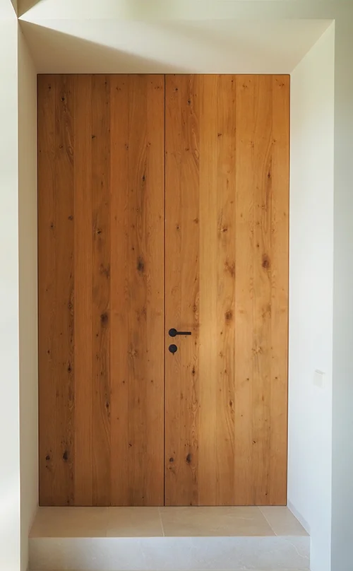 Invisible doors: when wall and door become one